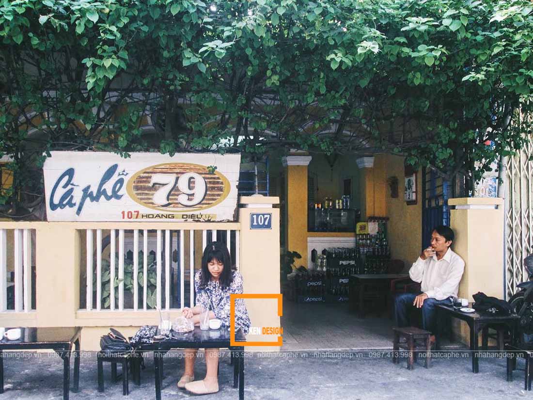 thiết kế quán cafe cóc